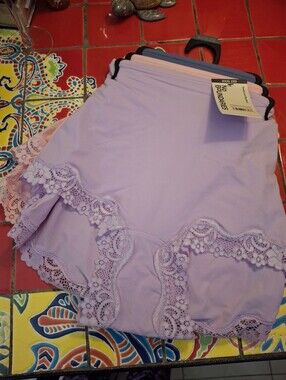 Stretch Lace Boyshorts Womens XXXL (22) 3 Pak/Col NO BOUNDARIES Fit Stretch NWT